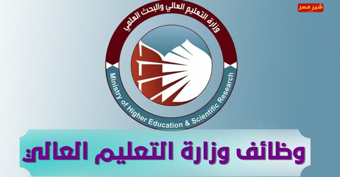 وظائف وزارة التعليم العالى